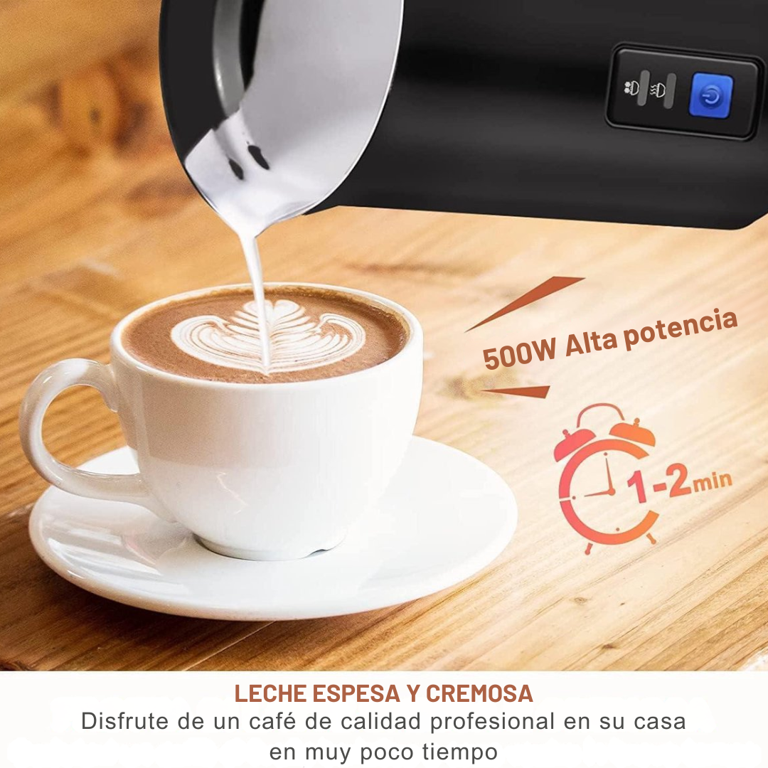 Espumador de Leche Eléctrico Crea Café de Calidad de Cafetería en Casa