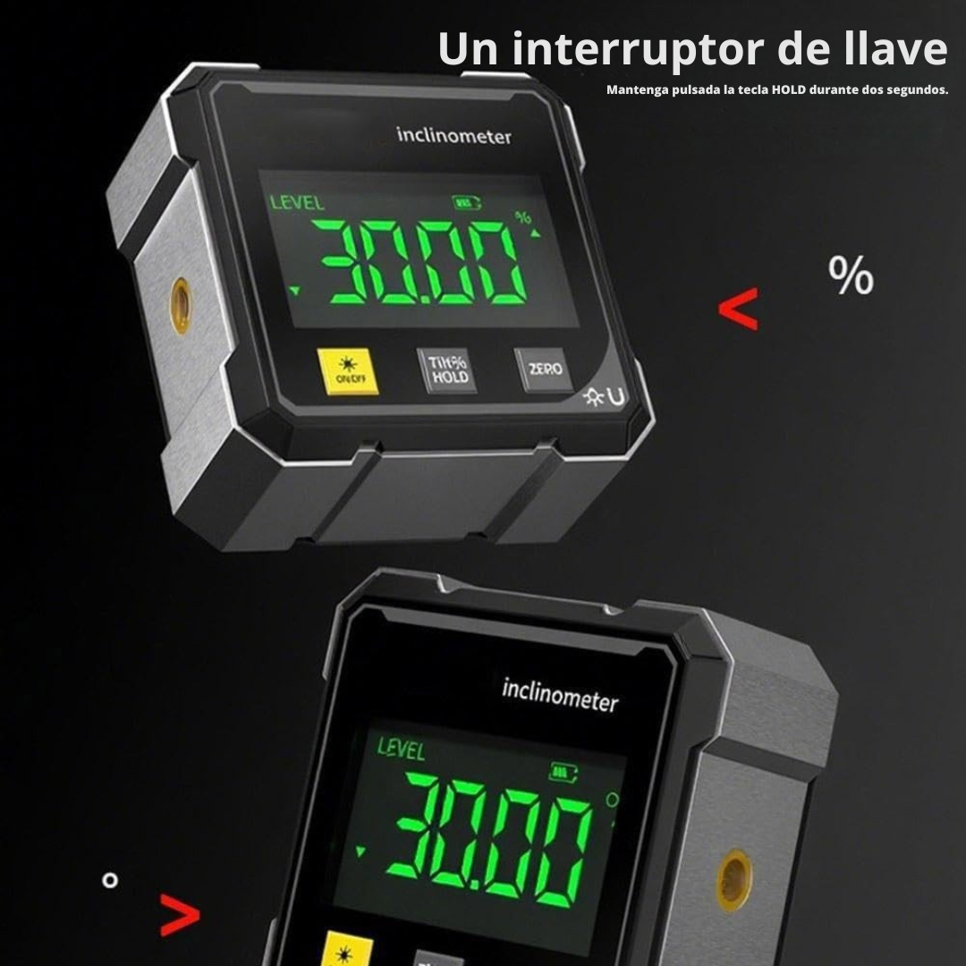 Buscador de ángulo digital con láser electrónico