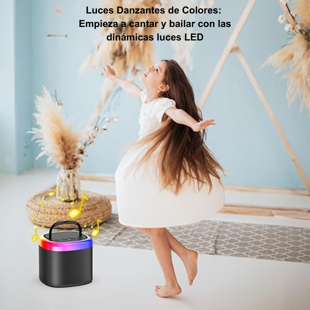 Sistema de Karaoke Portátil Inalámbrico con Altavoz Bluetooth®