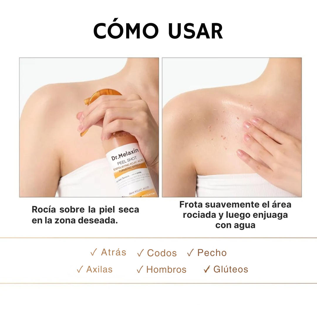Spray Exfoliante Corporal Avanzado para Piel Radiante®