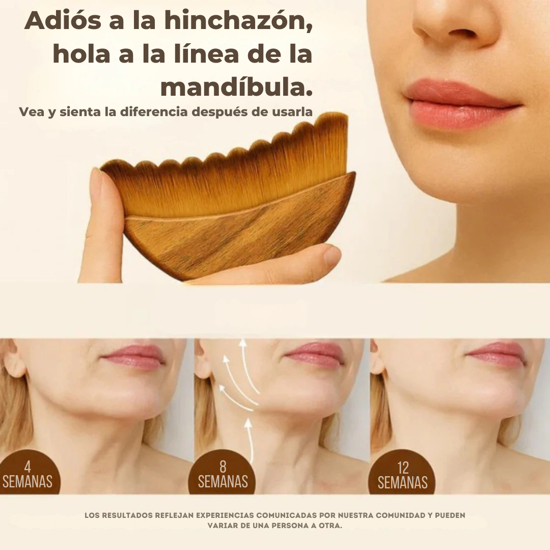 Cepillo de Escultura Facial para Drenaje Linfático