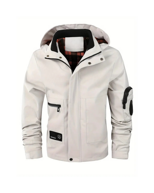 Chaqueta con capucha y cremallera completa para hombre®