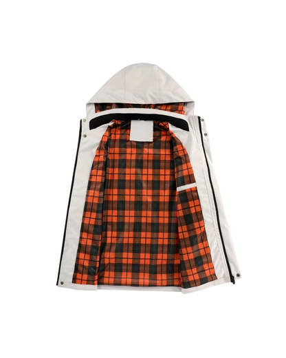 Chaqueta con capucha y cremallera completa para hombre