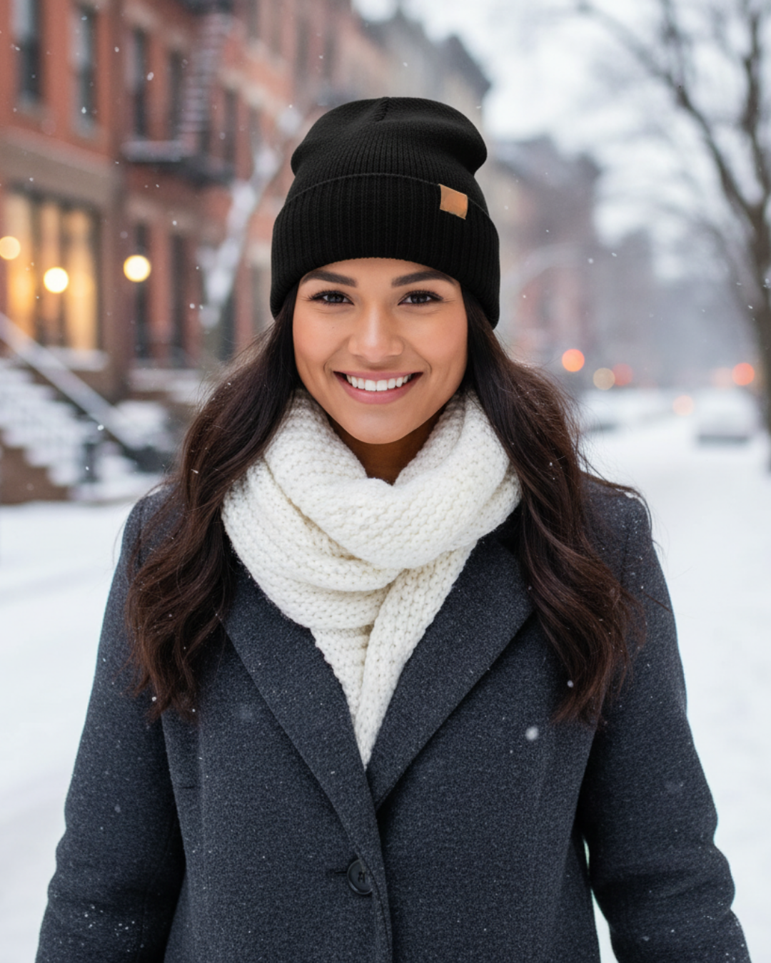 Gorro de lana suave y calido