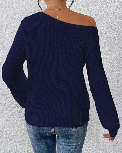 Suéter elegante de punto para mujer