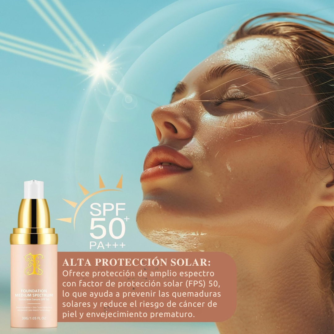 Base Líquida 4 en 1 con SPF 50 para una Piel Perfecta