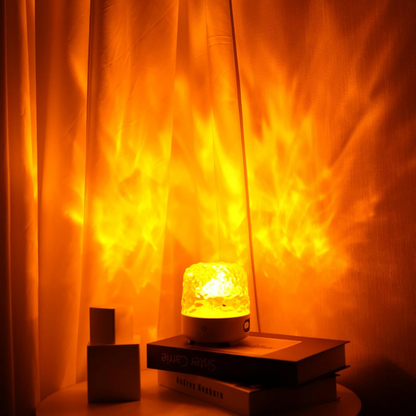 Lámpara con efecto aurora boreal de 16 colores para una atmósfera única®