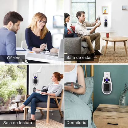 Calefactor y Ventilador Personal Inteligente 2 en 1