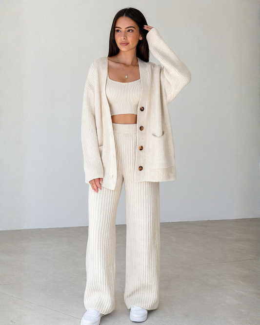 Conjunto Coordinado de Tres Piezas para Mujer