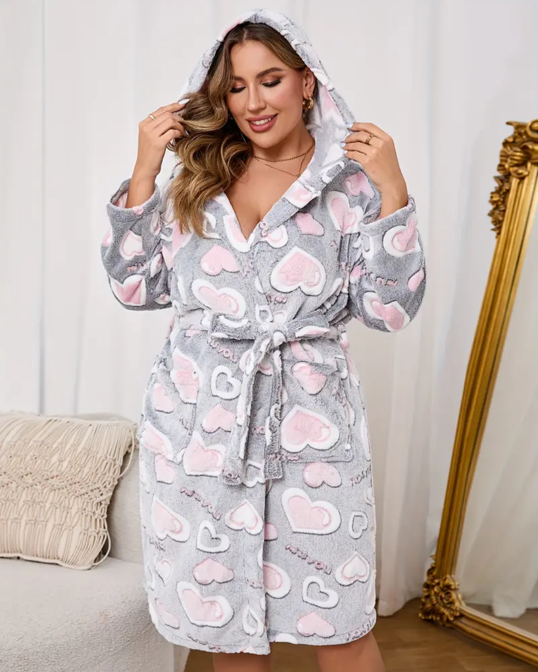 Camisón con Estampado de Corazón para Mujer®