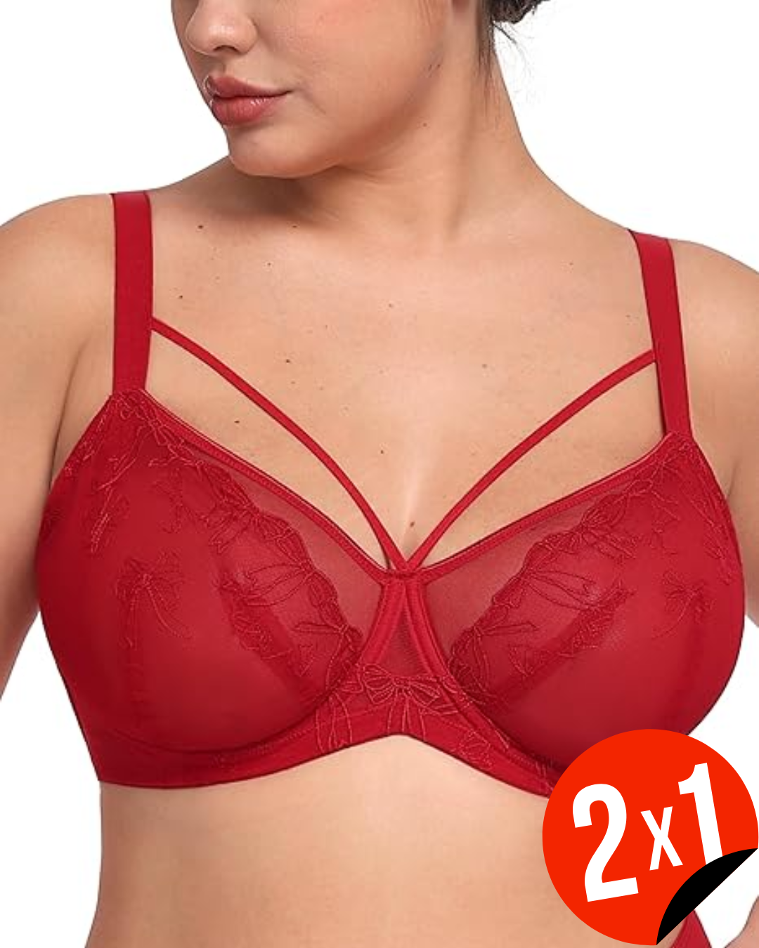 Sujetador de Cobertura Total con Soporte y Efecto Moldeador para Mujer (OFERTA 2X1)®