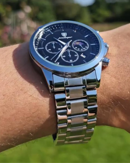 Reloj Náutico de Lujo en Acero Para Hombre