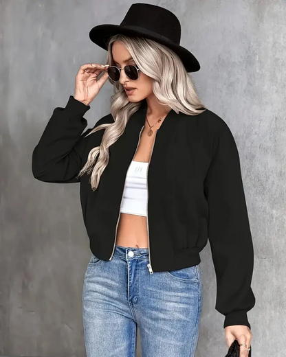 Chaqueta de cremallera para mujer