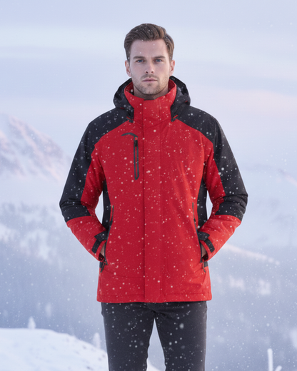 Chaqueta Rompevientos Impermeable con Capucha