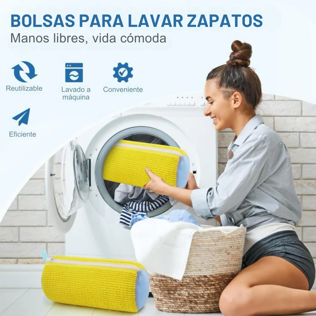 Bolsa protectora para calzado para tus zapatillas y lavadora