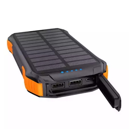 Power Bank Solar de 10.000 mAh resistente al agua y a los golpes