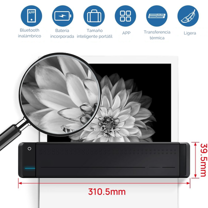 Impresora Portátil de Alta Calidad con Bateria de Larga Duración