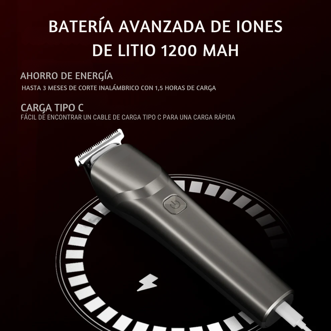 Afeitadora Eléctrica Recargable Resistente al Agua para Todo el Cuerpo