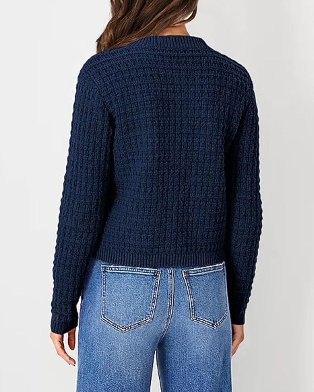 Cardigán de Punto con Botones para Mujer