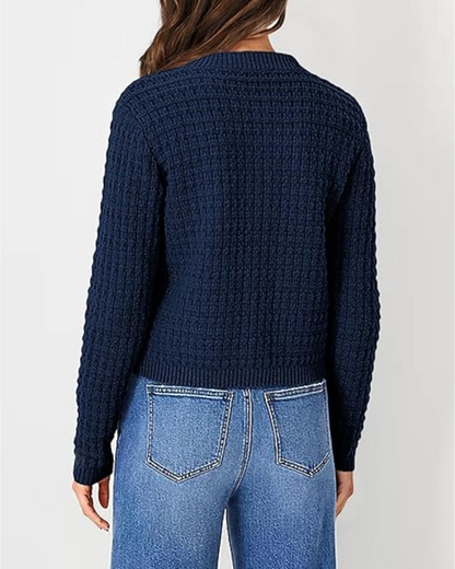 Cardigán de Punto con Botones para Mujer