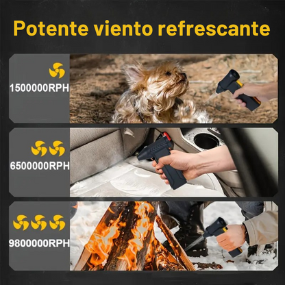 Soplador turbo jet portátil