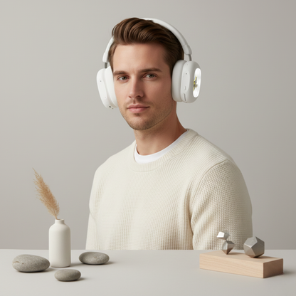 Auriculares inmersivos con efecto ferrofluido
