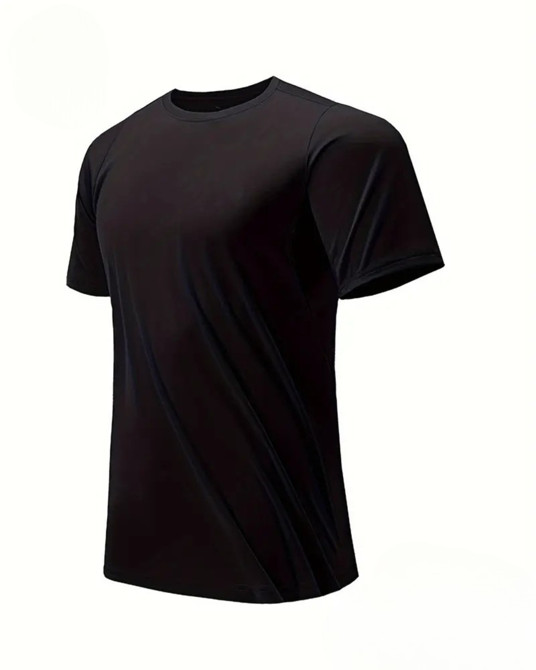 Camiseta de manga corta y cuello redondo para hombre