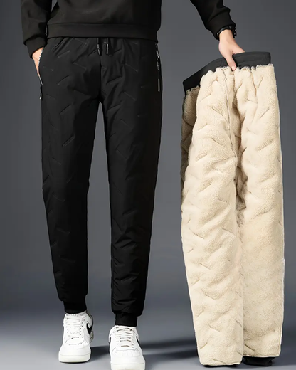 Conjunto Casual de 2 Piezas con Forro Polar para Hombre