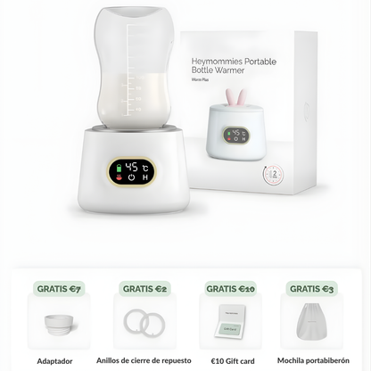 Calentador de Biberones Portátil con Batería Recargable