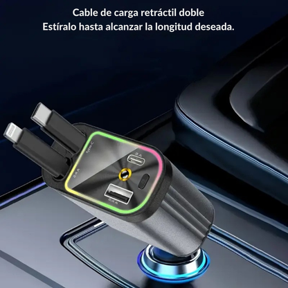 Cargador de coche retráctil®