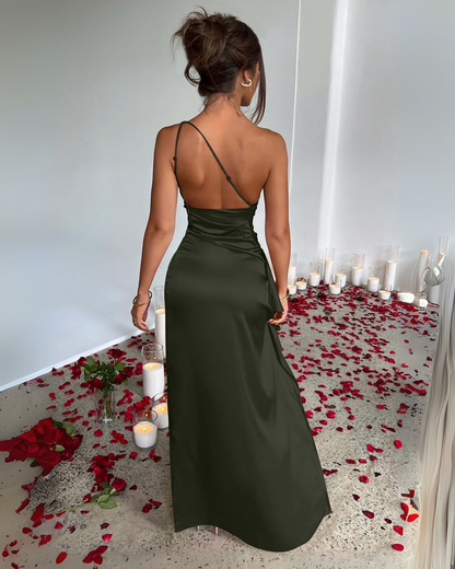 Vestido con abertura lateral para mujer