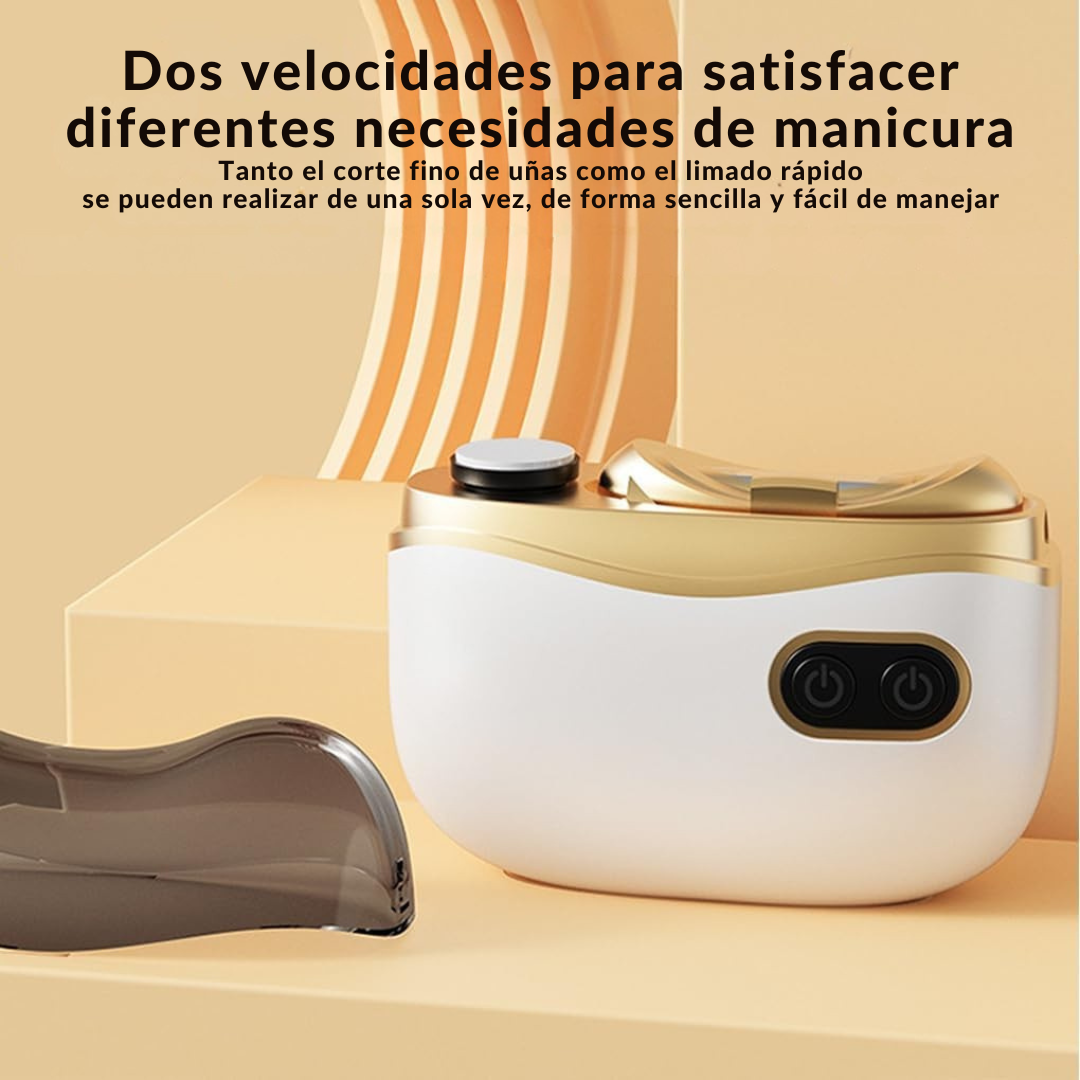 Lima eléctrica de uñas con limado suave 360°