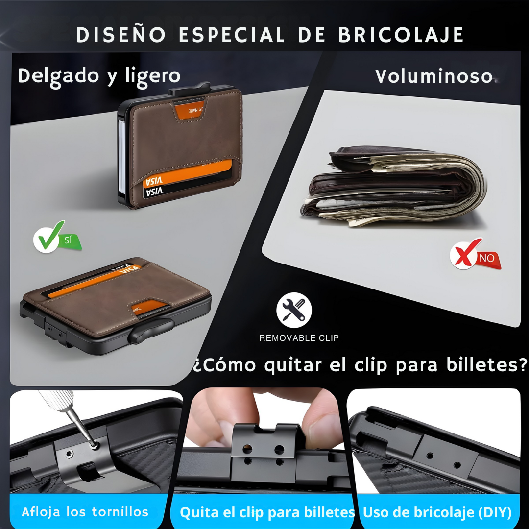 Billetera Compacta con Máxima Protección Antirrobo®