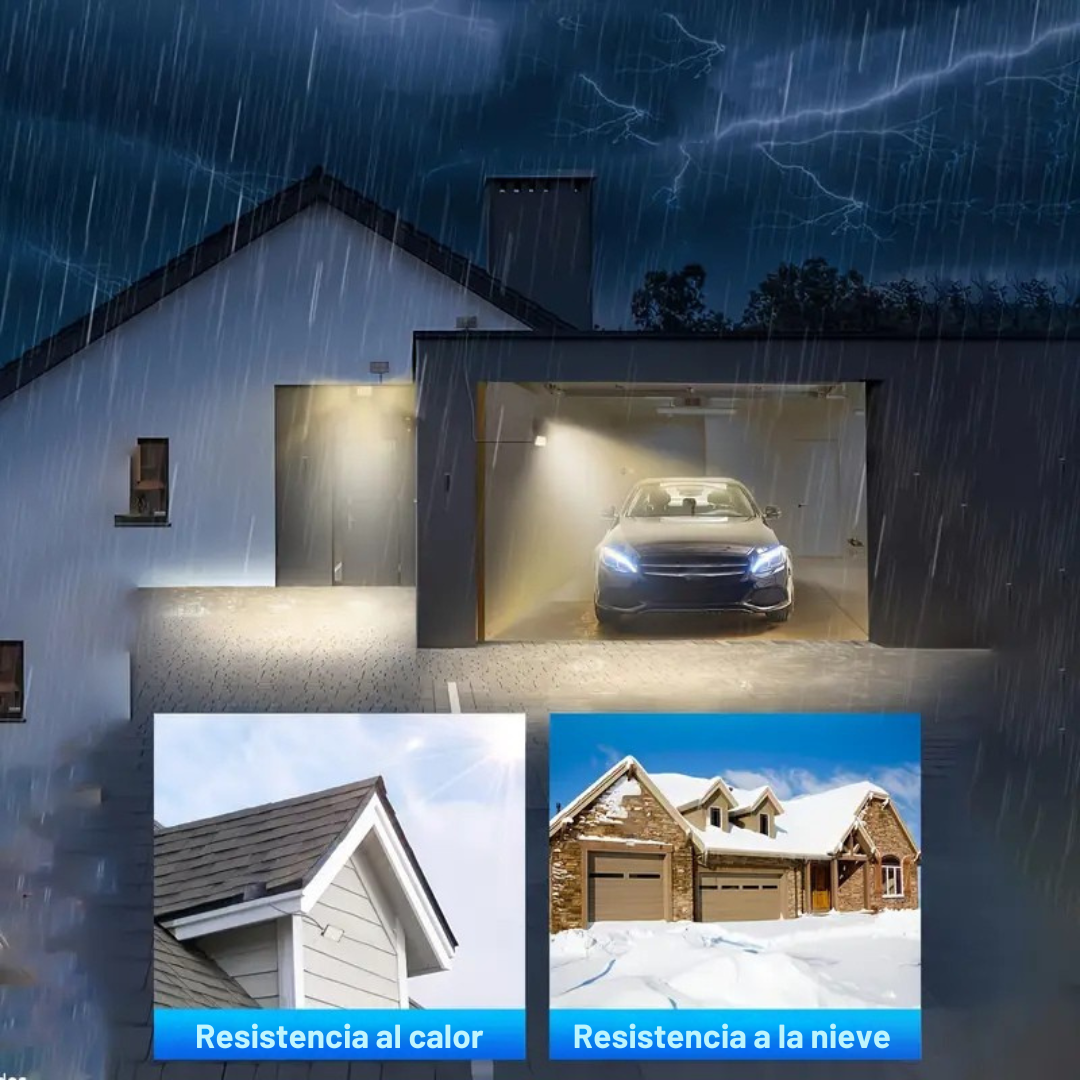 Luces solares exteriores con sensor de movimiento