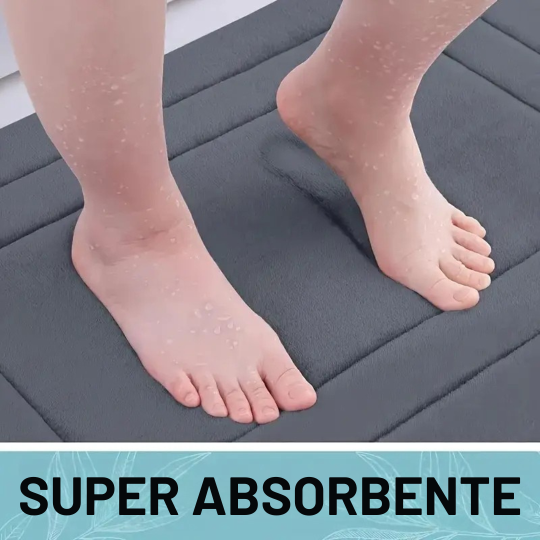 Alfombra de baño vintage absorbente y antideslizante