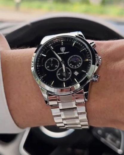 Reloj Náutico de Lujo en Acero Para Hombre