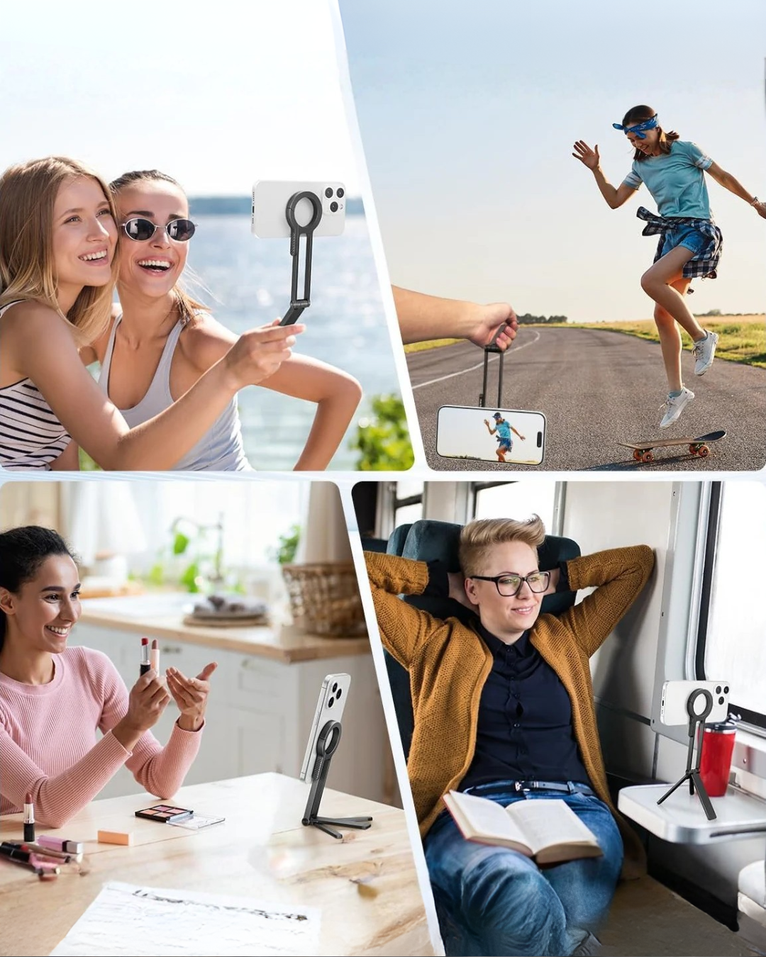 Soporte de Estabilidad Móvil Premium 360° Plegable