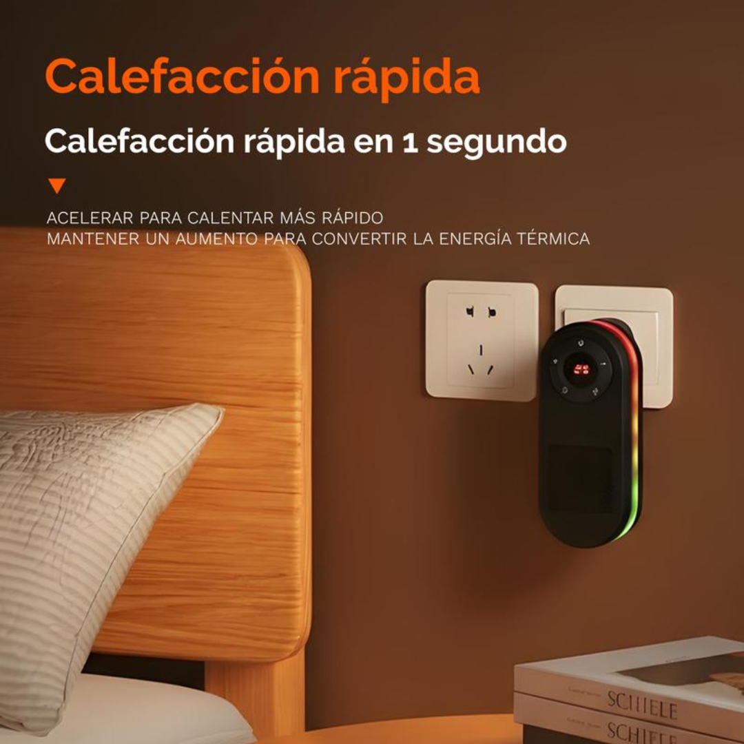 Mini calefactor eléctrico de enchufe con temperatura ajustable®
