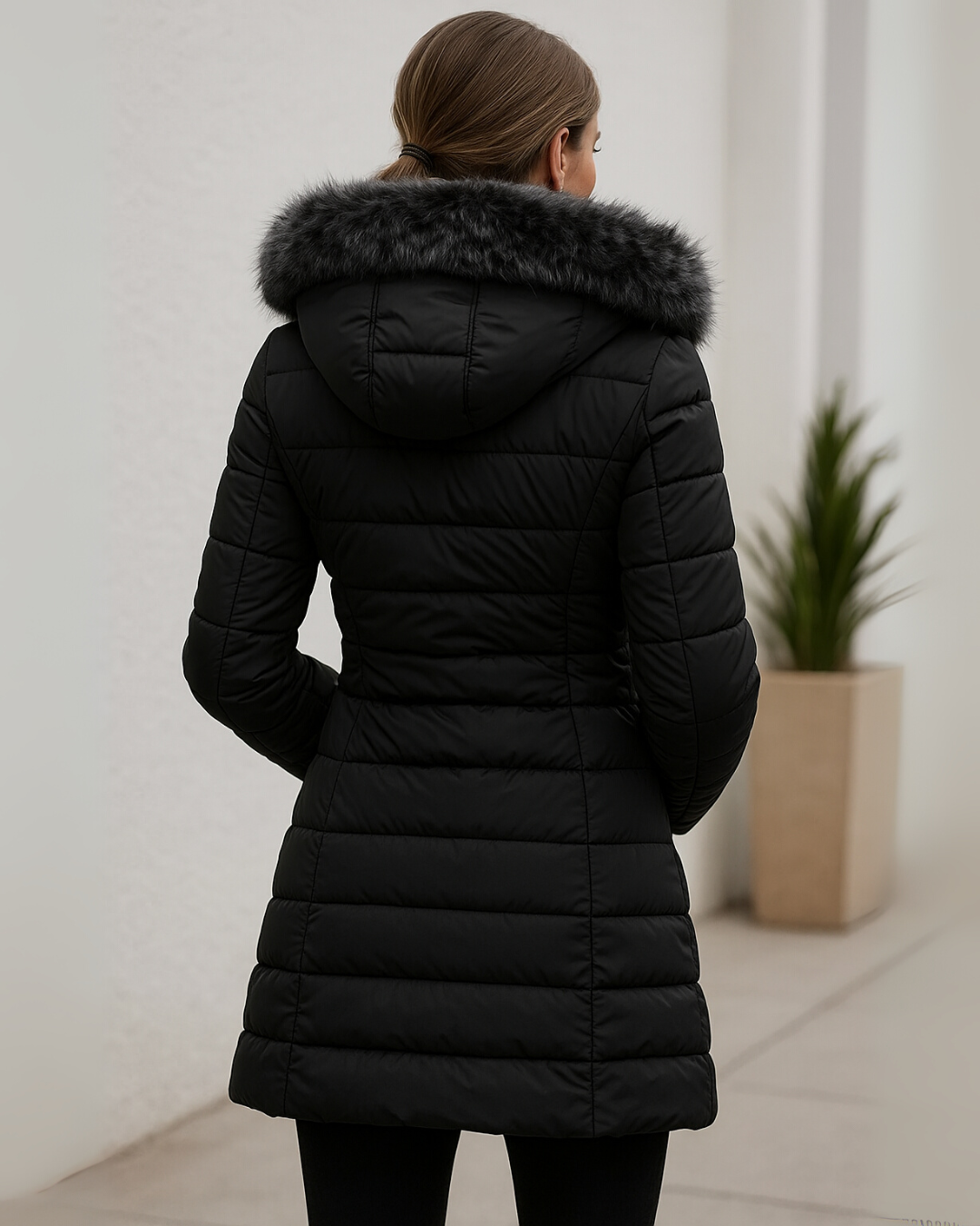 Abrigo de invierno con forro polar para mujer®