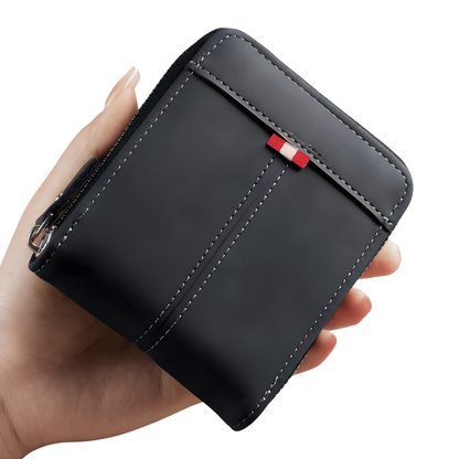 Cartera de Cuero con Protección RFID