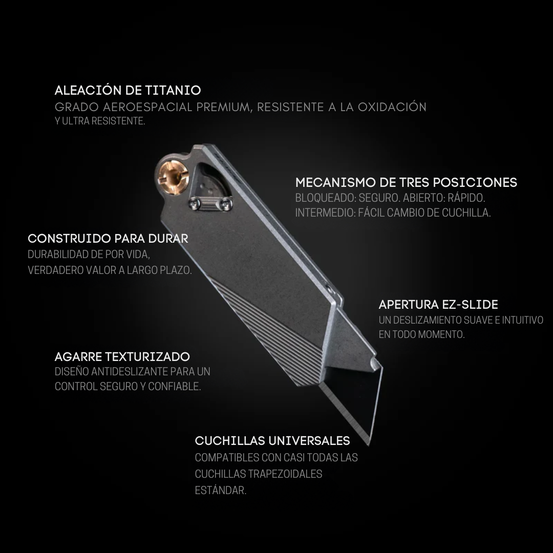 Navaja Utilitaria de Titanio G9 (OFERTA 2X1)