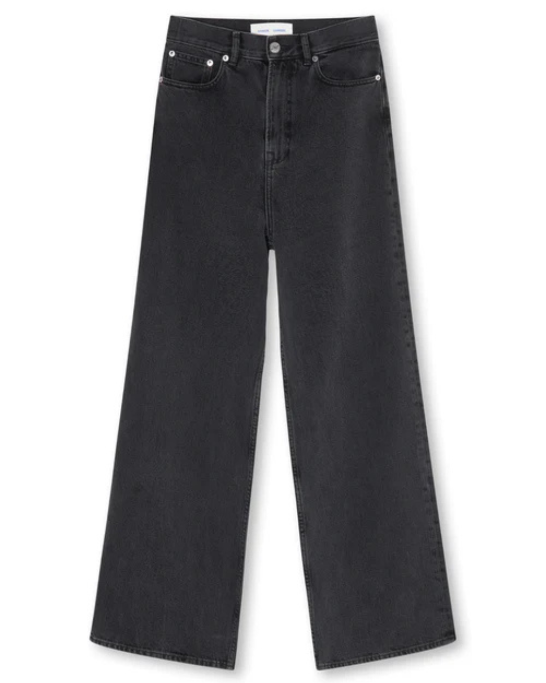 Jeans anchos de corte recto clasico para mujer