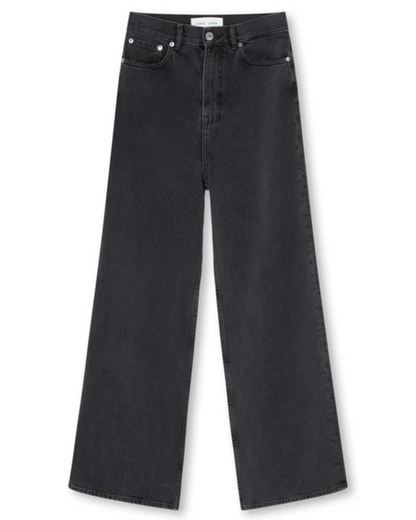 Jeans anchos de corte recto clasico para mujer