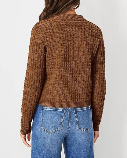 Cardigán de Punto con Botones para Mujer