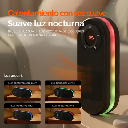 Mini calefactor eléctrico de enchufe con temperatura ajustable®