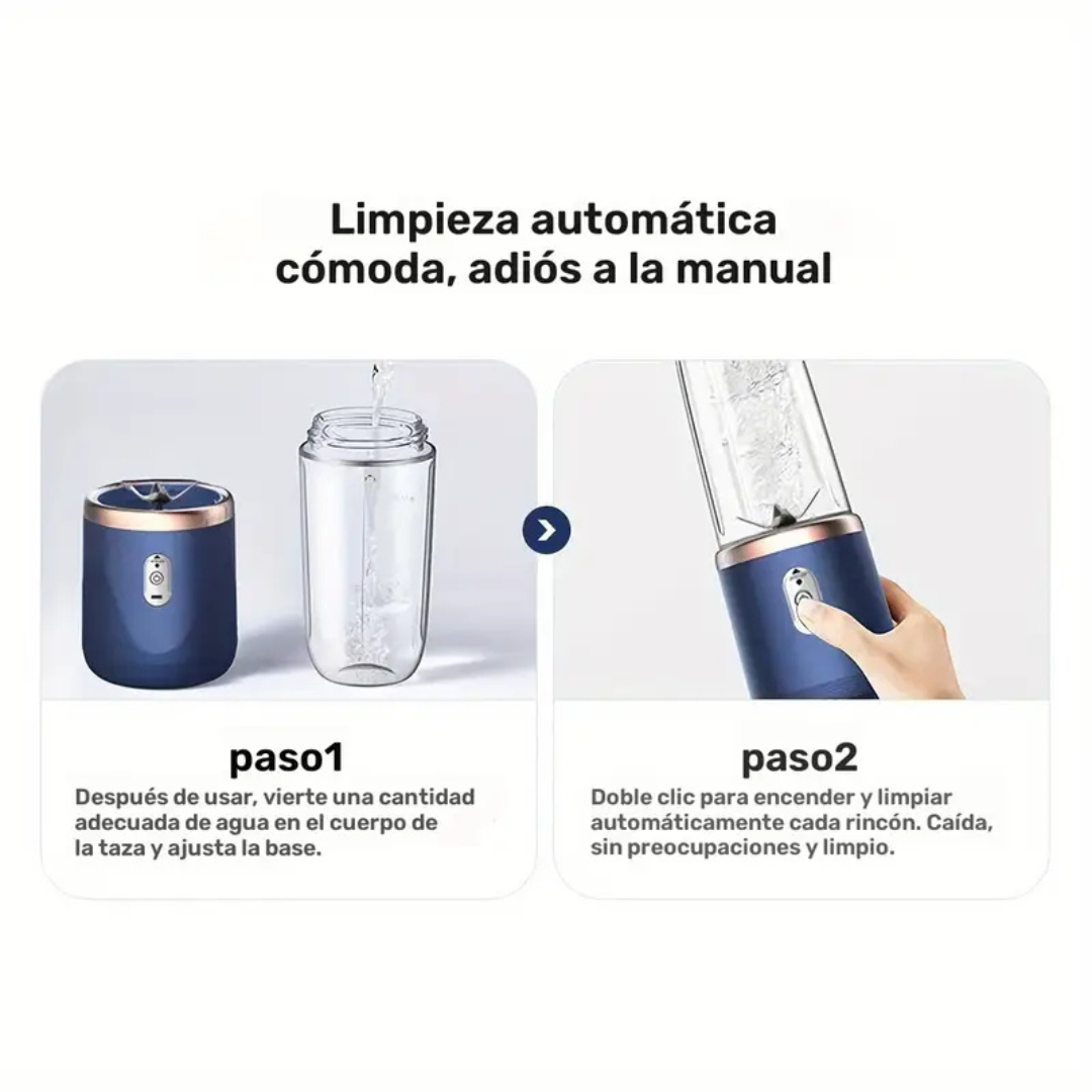 Licuadora portátil inalámbrica recargable