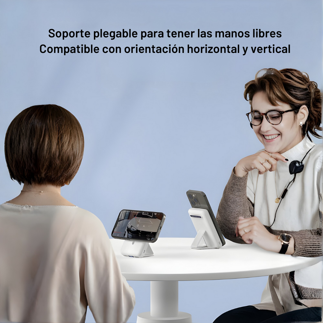 Batería Externa Magnética Plegable de 10000mAh Carga Ultra Rápida®