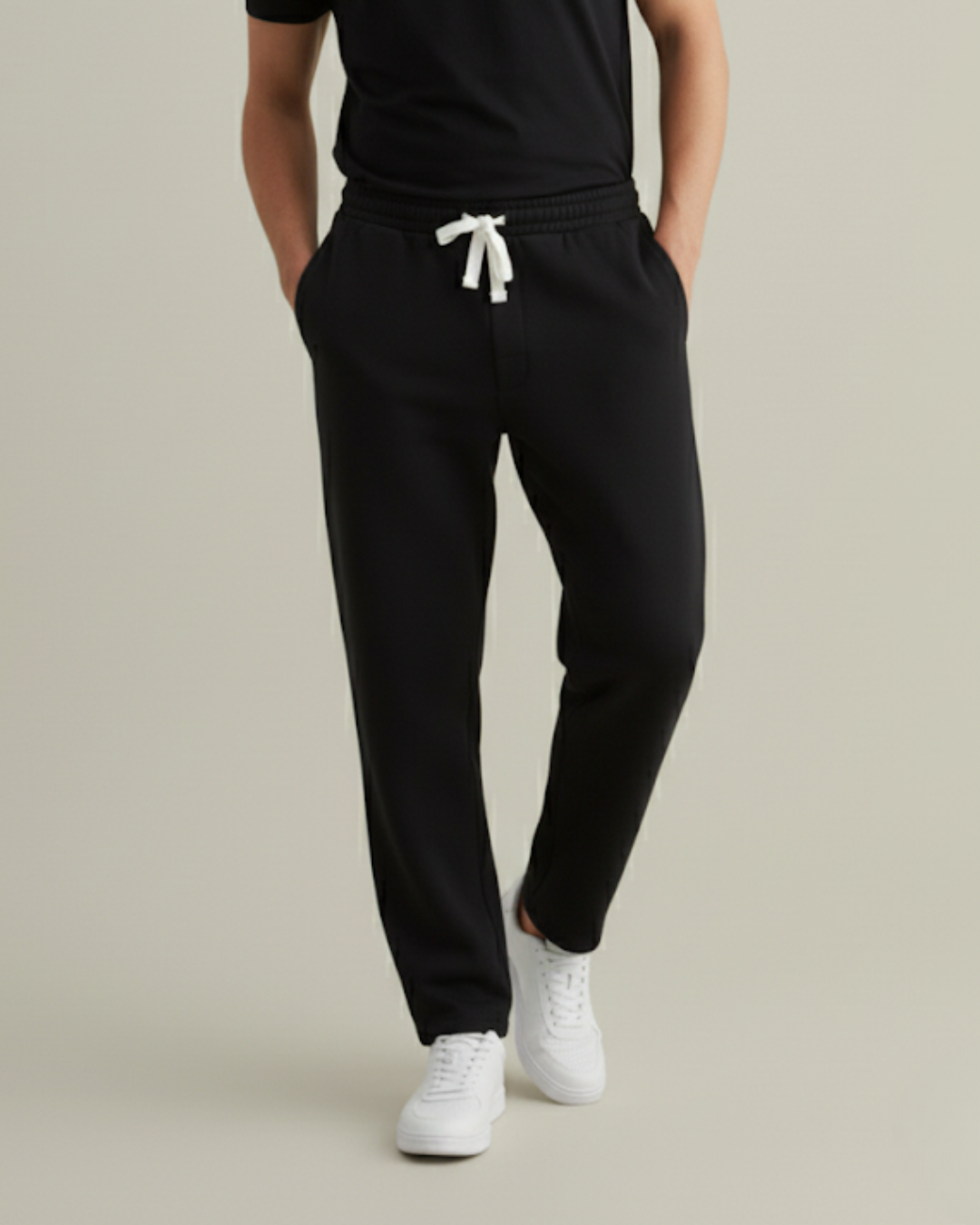 Joggers con cordón para hombre