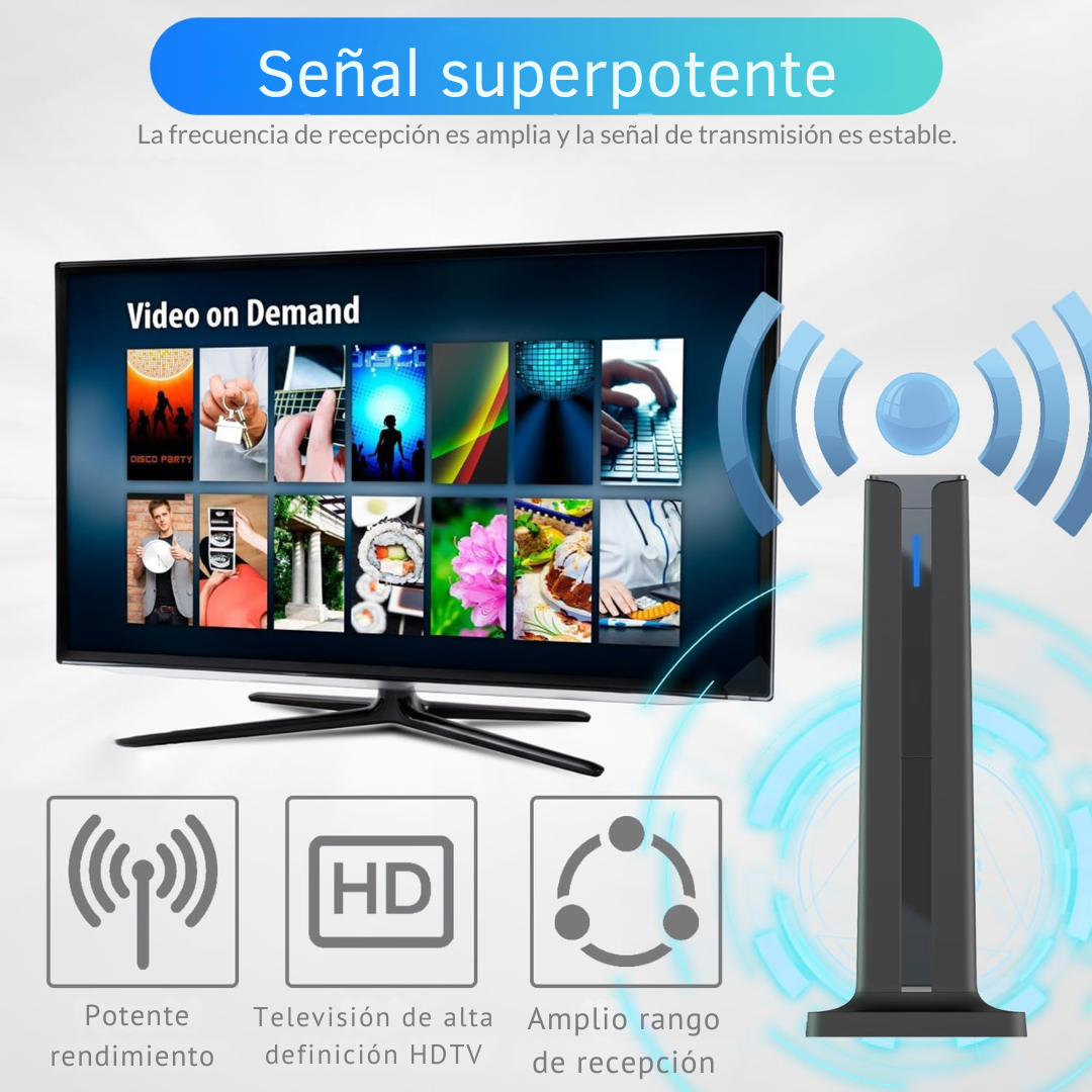 Antena Digital de Acceso Gratuito y con Alta Definición