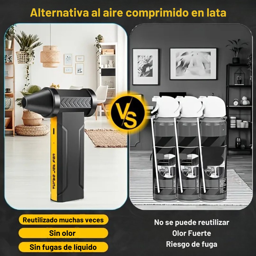 Soplador turbo jet portátil